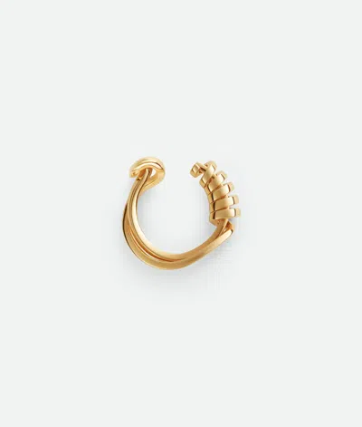Bottega Veneta Twist Ring In Yellow Gold