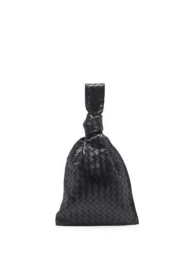 Pre-owned Bottega Veneta Twist Tote Bag In Black