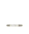 Bottega Veneta Twisted Chain Bracelet In White