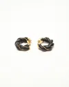 Bottega Veneta Twisted Hoop Earrings