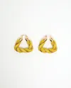 Bottega Veneta Twisted Hoop Earrings