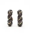 Bottega Veneta Twisted Hoop Earrings