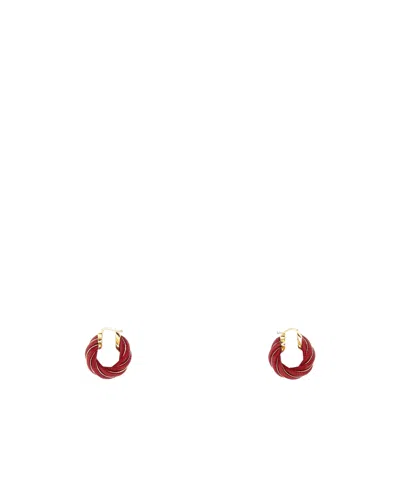 BOTTEGA VENETA BOTTEGA VENETA TWIST HOOP EARRINGS