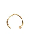 Bottega Veneta Twist Necklace In Gold