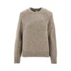 Bottega Veneta Uliné Wool-blend Sweater In Grey