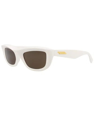 Bottega Veneta Unisex 54mm Sunglasses In White