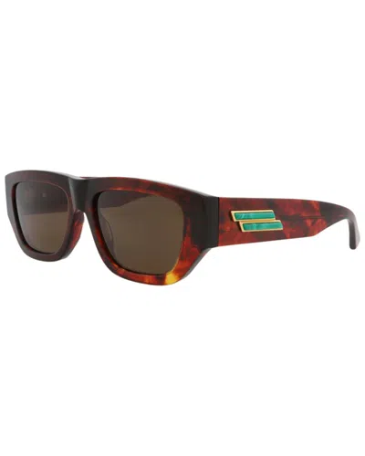 Bottega Veneta Unisex 55mm Sunglasses In Brown