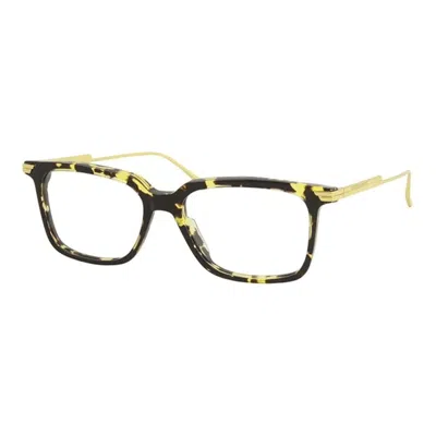 Bottega Veneta Unisex Brown Square Eyeglass Frames Bv1009o 003
