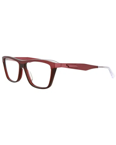 Bottega Veneta Unisex Bv1133o 57mm Optical Frames In Red