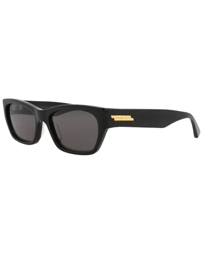 Bottega Veneta Unisex Bv1143s 55mm Sunglasses In Black