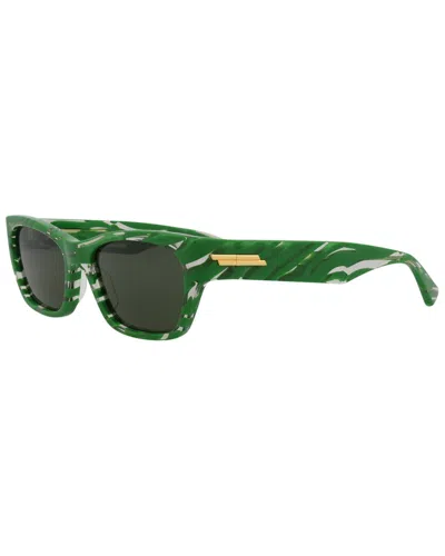 Bottega Veneta Unisex Bv1143s 55mm Sunglasses In Green