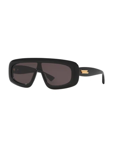 Bottega Veneta Unisex Geometric Sunglasses, Bv1281s 6j000441 In Black