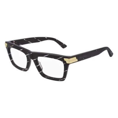 Bottega Veneta Unisex Red Rectangular Eyeglass Frames Bv1059o 003