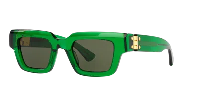 Bottega Veneta Unisex Sunglass Bv1230s In Green