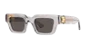 Bottega Veneta Unisex Bv1230s Sunglasses 6j000403 In Grey