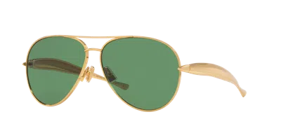 Bottega Veneta Unisex Sunglass Bv1305s In Green