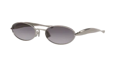 Bottega Veneta Unisex Sunglass Bv1386s_6j In Metallic