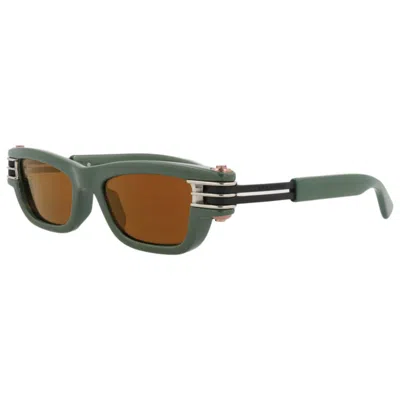 Bottega Veneta Unisex Sunglasses In Green