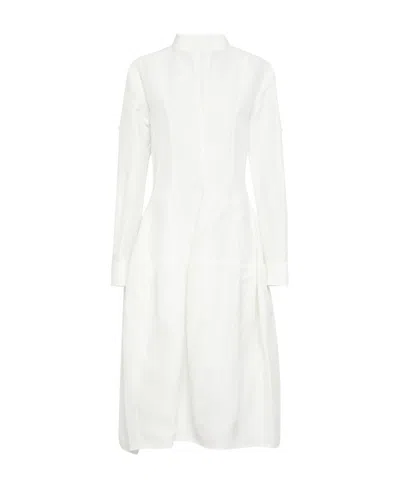 Bottega Veneta V-neck Dress In White