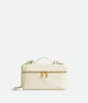 Bottega Veneta Bang Bang Vanity Intrecciato Leather Tote In Ecru-gold
