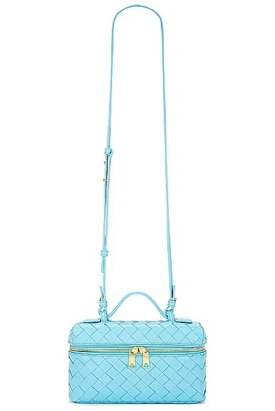 Bottega Veneta Vanity Case On Strap Bag In Blue