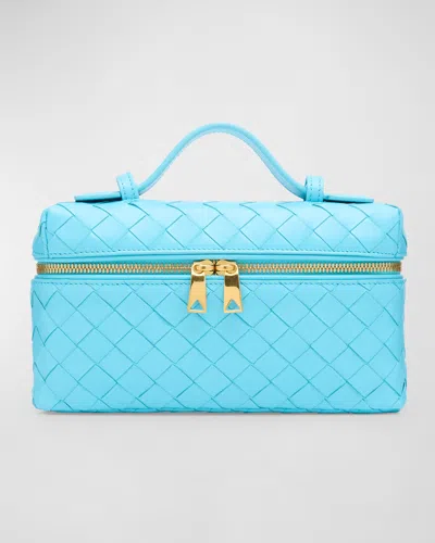 Bottega Veneta Vanity Case On Strap In Dip-gold