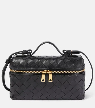 Bottega Veneta Bang Bang Vanity Intrecciato Leather Tote In Brown