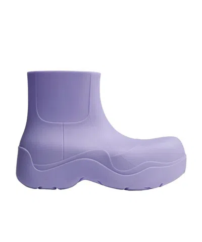 Bottega Veneta Vb Puddle Ankle Boots In Purple