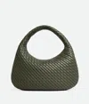 Bottega Veneta Womens Pickle-silver Veneta Small Leather Hobo Bag In Green