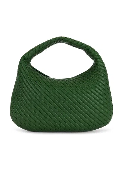 Bottega Veneta Veneta Bag In Basil & Muse Brass