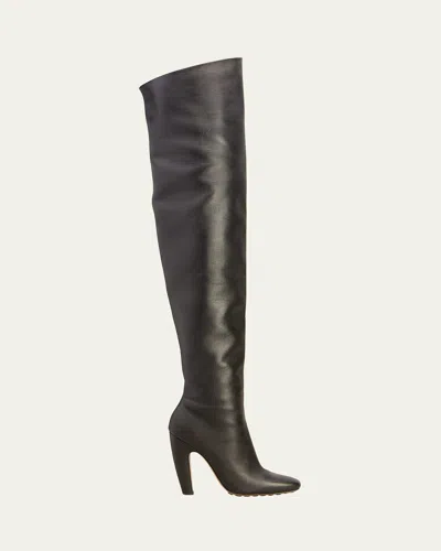 Bottega Veneta Cuissardes Canalazzo In Black