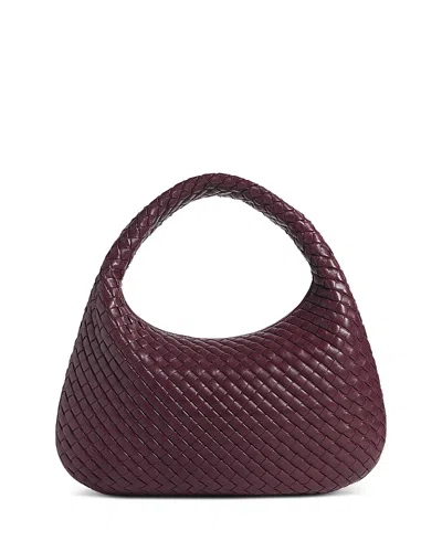 Bottega Veneta Veneta Intrecciato Leather Shoulder Bag In Brown