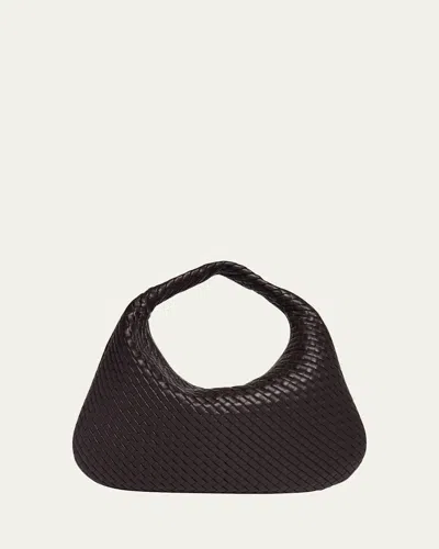 Bottega Veneta Veneta Maxi Leather Hobo Bag In Fondant