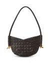 Bottega Veneta Veneta Mini Solstice Shoulder Bag In Fondant/brass