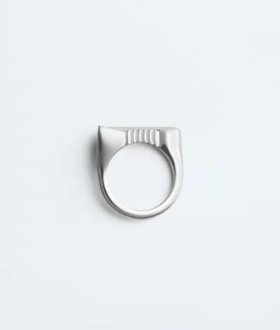 Bottega Veneta Veneta Ring In Metallic