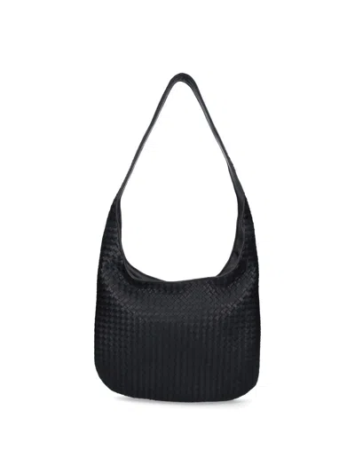 Bottega Veneta "veneto" Crossbody Bag In Black