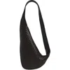 Bottega Veneta Veneto Intrecciato Leather Sling Bag In Silver