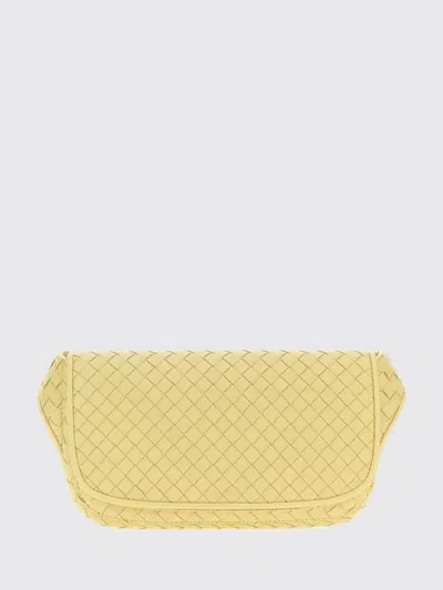 Bottega Veneta Veneto Shoulder Belt Bag In Intrecciato Lambskin In Butter