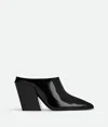 Bottega Veneta Okinawa Leather Square-toe Mules In Black