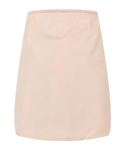 Bottega Veneta Versatile Mini Skirt In Nude