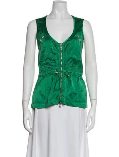Pre-owned Bottega Veneta Vest In Green