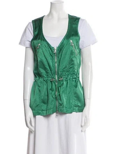 Pre-owned Bottega Veneta Vest In Green