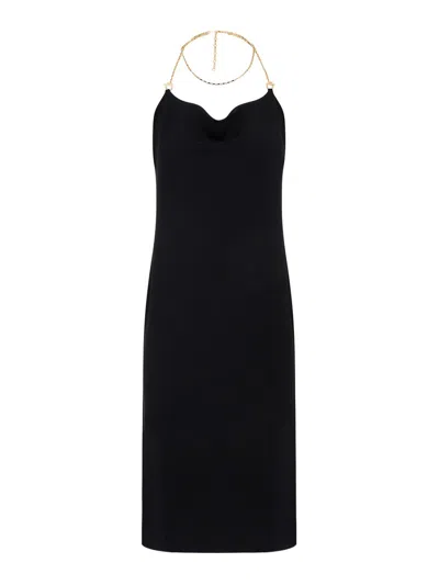 Bottega Veneta Vestido Midi - Negro
