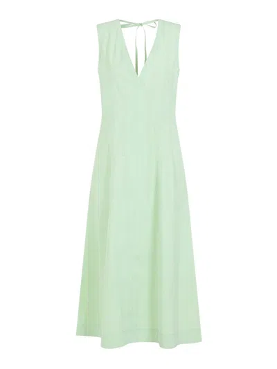 Bottega Veneta Vestido Midi - Verde Claro