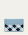 Bottega Veneta Vichy Leather Card Case