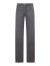 Bottega Veneta Vintage Black Straight Leg Jeans In Black