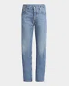 Bottega Veneta Vintage Boyfriend Denim Pants In Azure