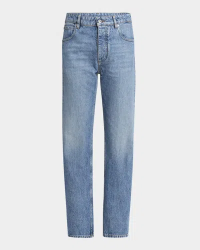 Bottega Veneta Vintage Boyfriend Denim Pants In 4715 Mid Blue