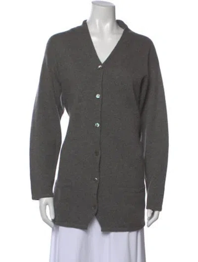 Pre-owned Bottega Veneta Vintage Cashmere Sweater In Gray