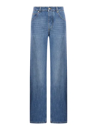 Bottega Veneta Vintage Indigo Boyfriend Jeans In Blue